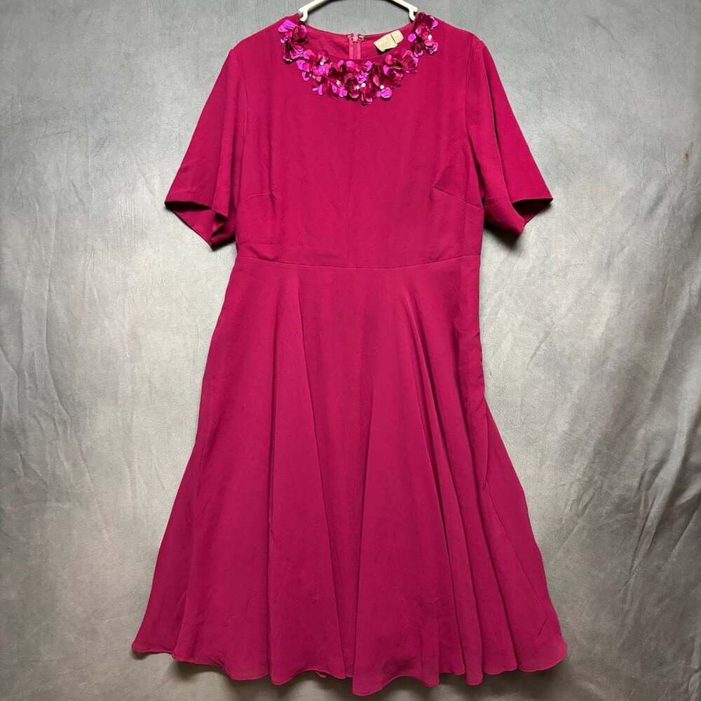 ASOS Embellished Neckline Maxi Dress Pink